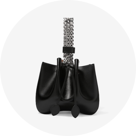 ALAÏA Bracelet Leather Bucket Bag