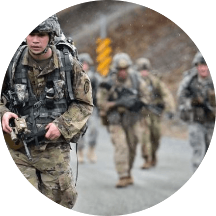 Perform 10-mile tactical foot march