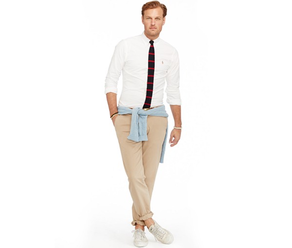 Polo Ralph Lauren Big And Tall Classic-Fit Flat-Front Chino Pants