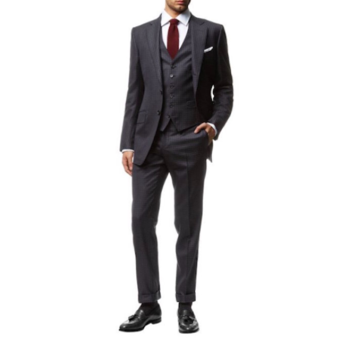 TOM FORD O'Connor Small Check Suit | Blingby