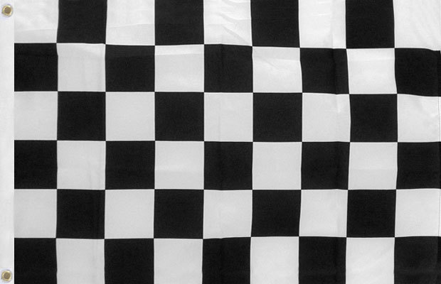 Checkered Flag 3X5 3 X 5 Brand New Racing Black & White