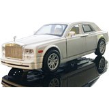 NuoYa001 NEW 1:32White Rolls-Royce Phantom Diecast Car Model Collection Sound&Light Pull Back