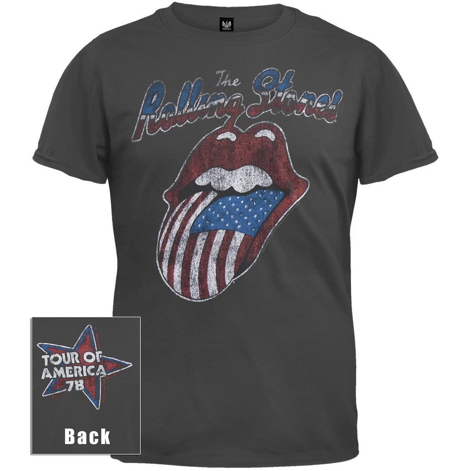 Bravado Men's Rolling Stones Tour Of America T Shirt 