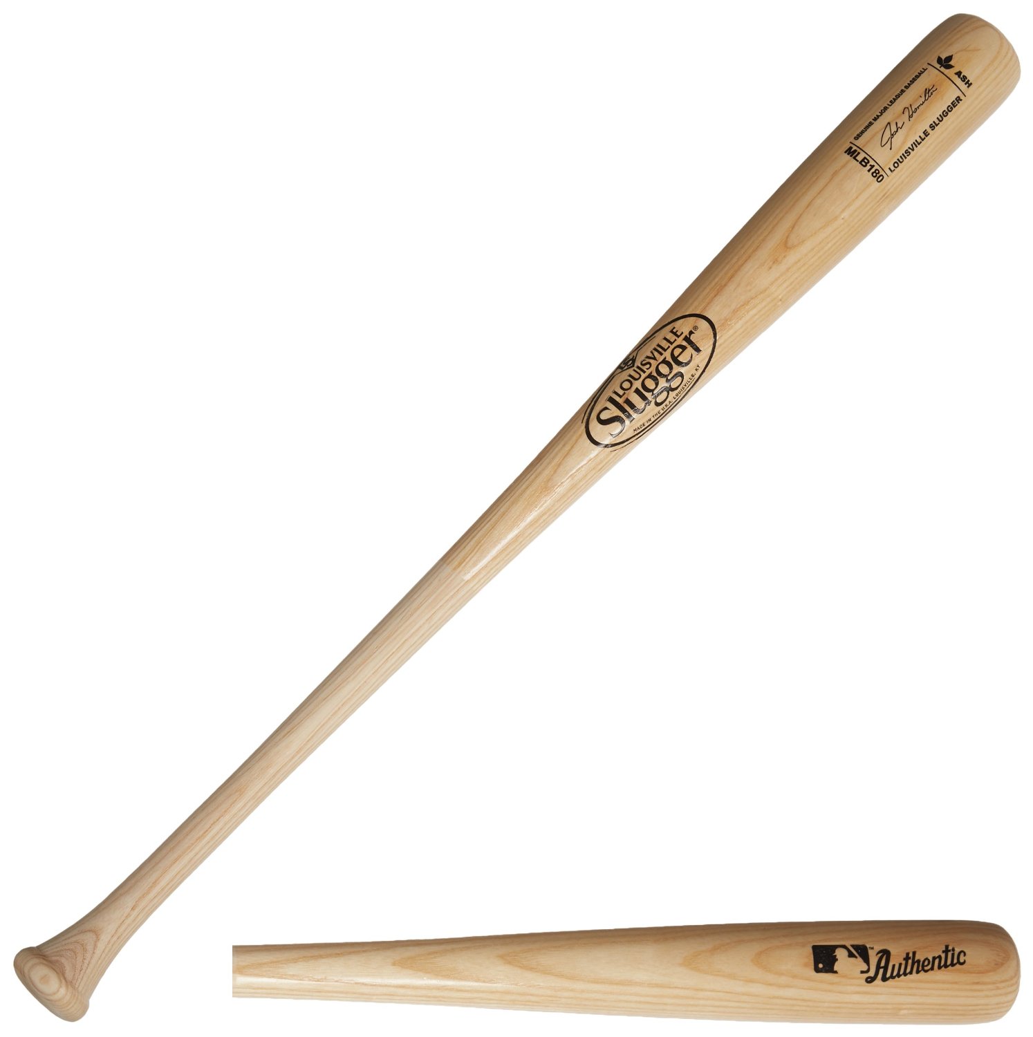 Louisville Slugger WB180BB-NA 180 Natural Baseball Bat