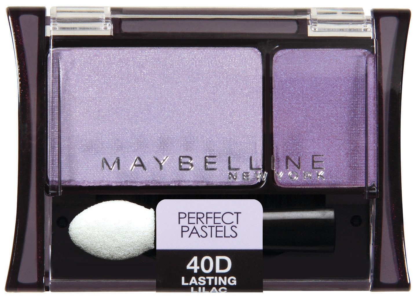 Maybelline New York Expert Wear Eyeshadow Duos, 40D Lasting Lilac Perfect Pastels, 0.08 Ounce 