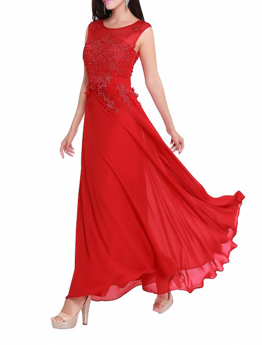 red dress in bailando song
