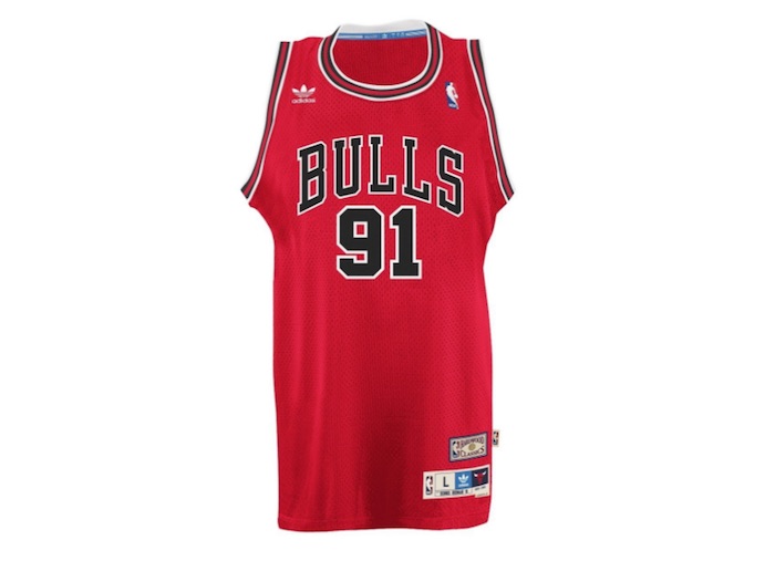Dennis Rodman Chicago Bulls Adidas NBA 