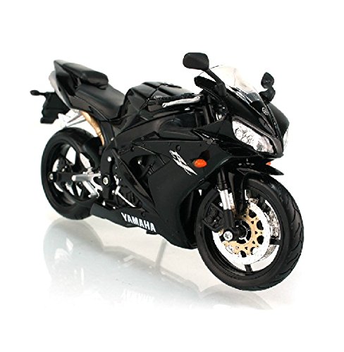 1:12 YAMAHA R1 Diecast Motorcycle Bike Model Toy New in Box Black Color