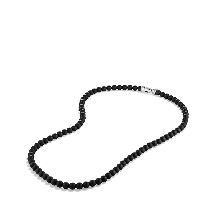 Spiritual Beads Necklace With Black Onyx