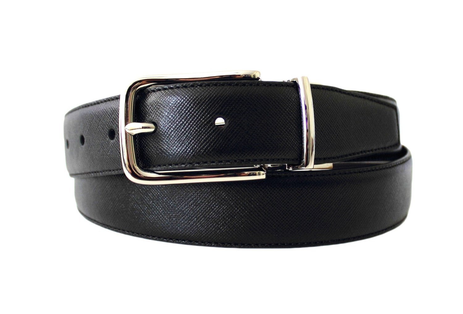 Coach Heritage Saffiano Leather Reversible Black/Brown Belt