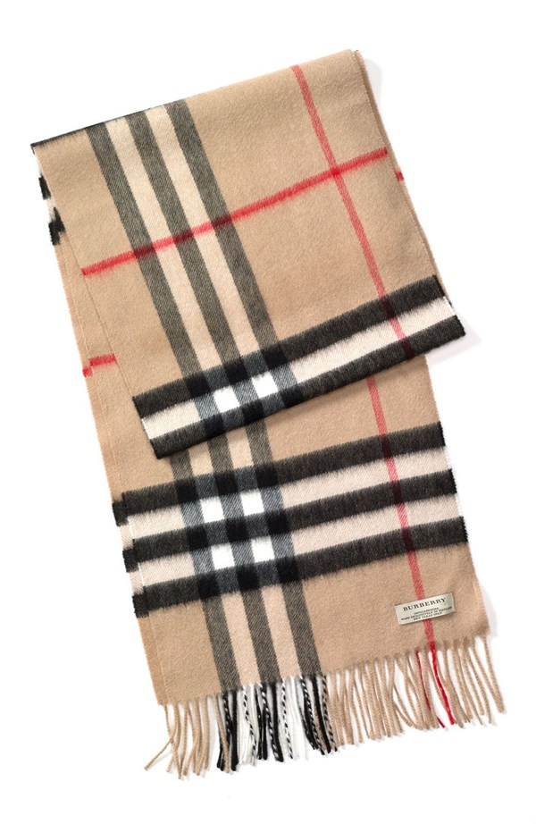 Heritage Check Cashmere Scarf