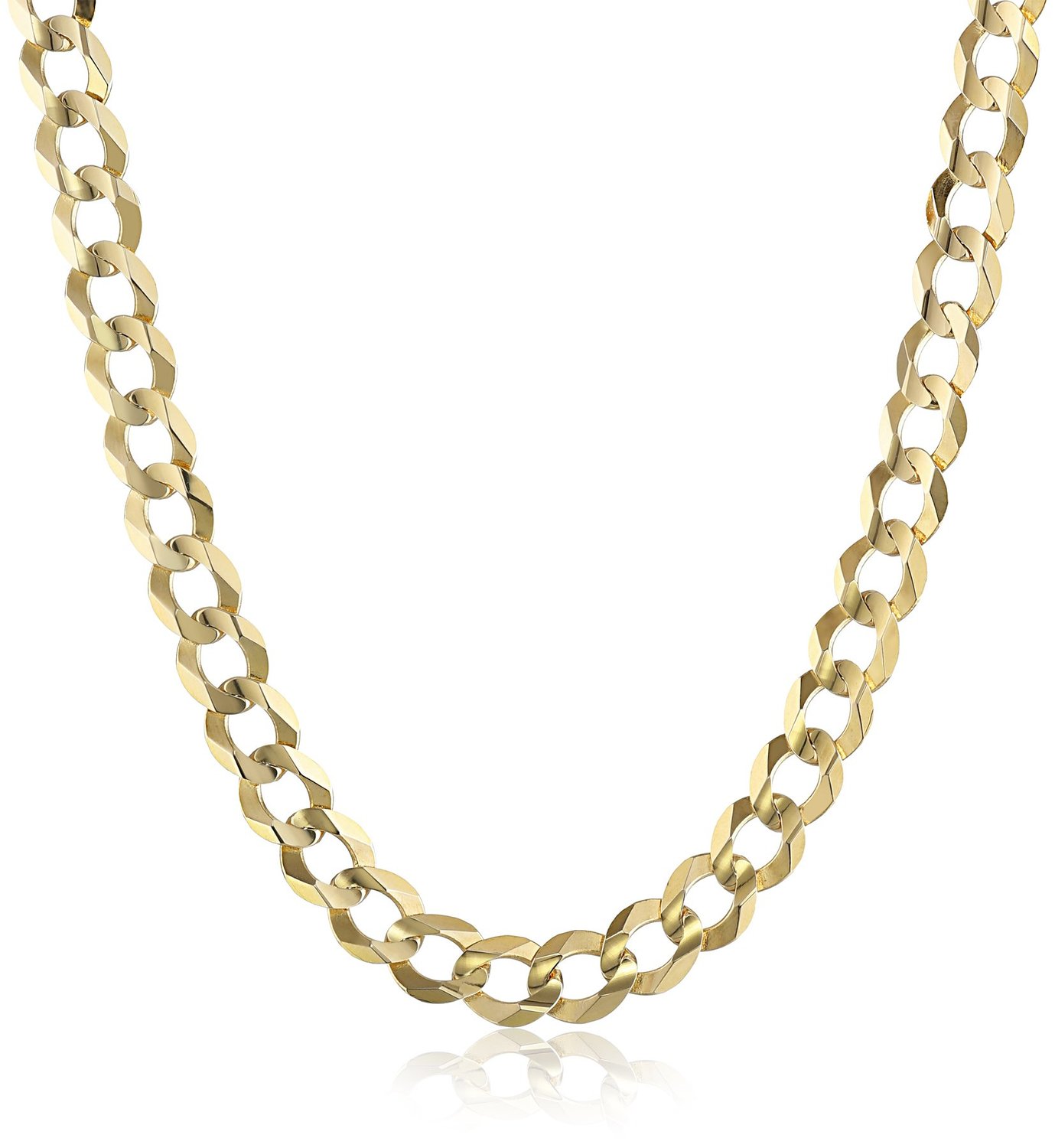 Men's 14k Gold 8.3mm Cuban Chain Necklace