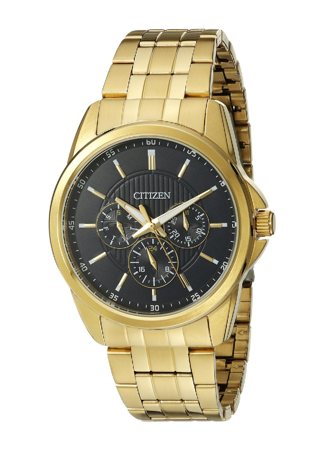 Citizen Men's Gold-Tone Stainless Steel Bracelet Watch 42mm AG8342-52L