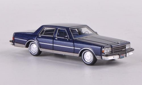 Chevrolet Caprice Classic, metallic-dark blue, 1986, Model Car, Ready-made, Neo 1:87