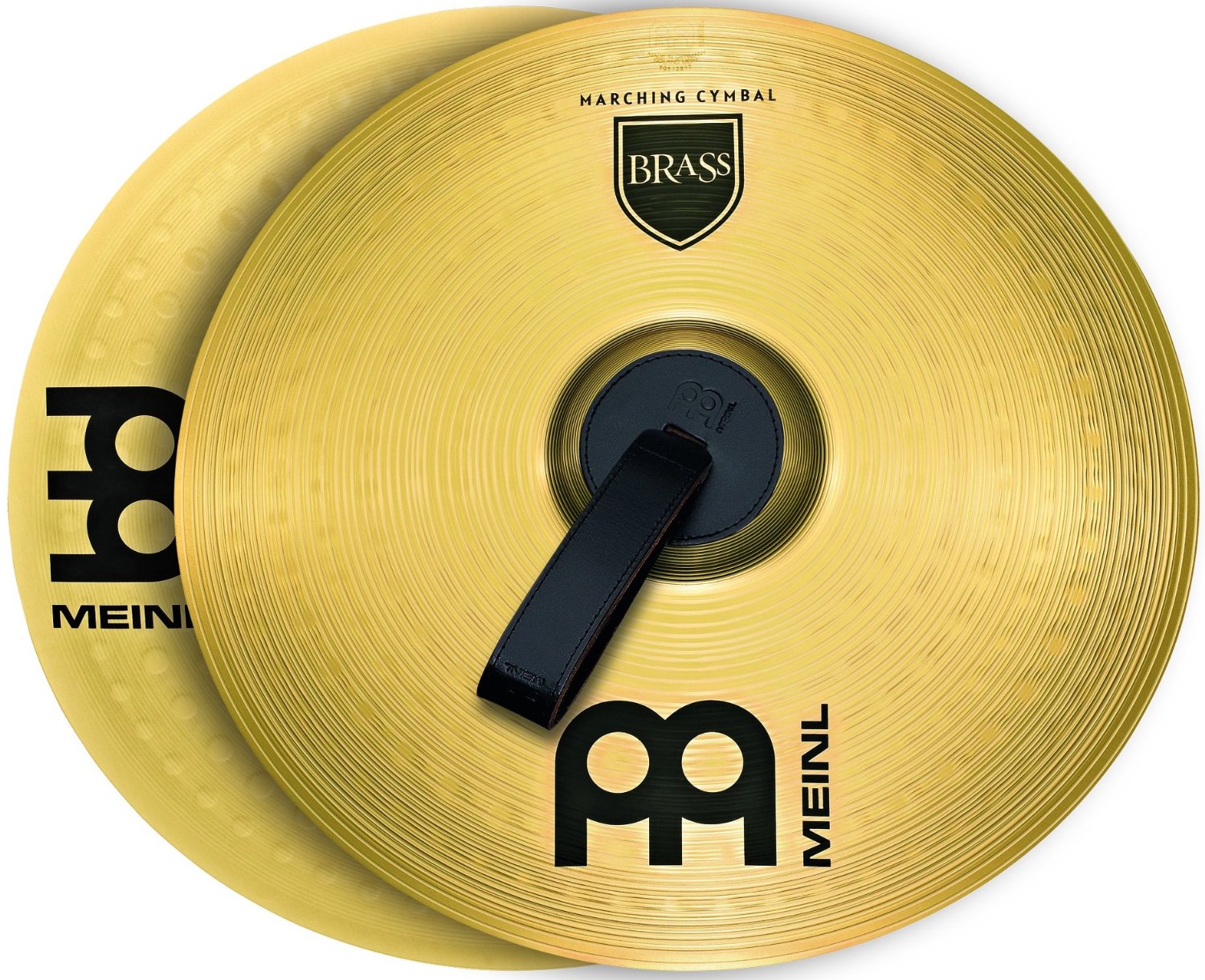 Meinl Cymbals Ma-Br-13M Brass 13-Inch Marching Cymbal Pair With Straps
