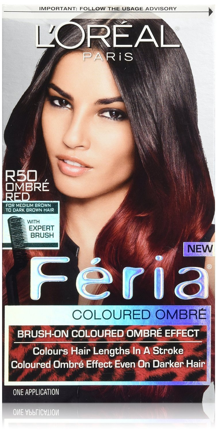 L'oreal Paris Feria Ombre Red for Brown Hair(pack of 2)