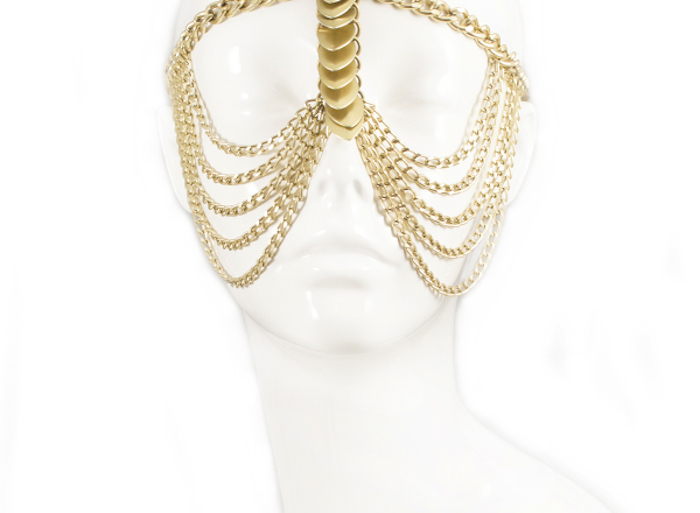 LAYERED PETITE LEAFLET MOWHAWK FACE CHAIN