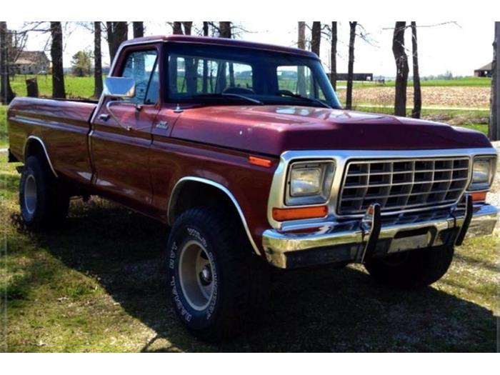 1979 Ford F150 Red