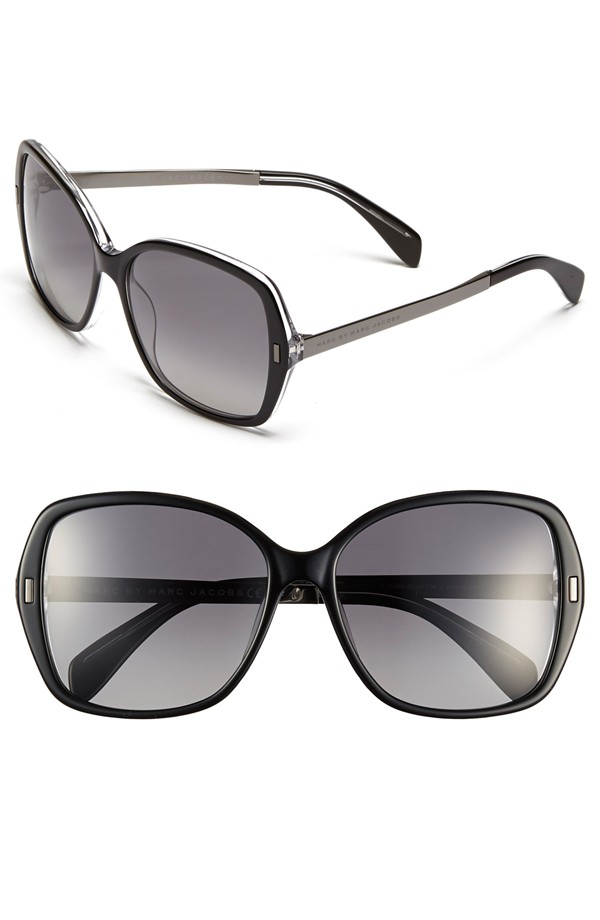 MARC BY MARC JACOBS 57mm Oversized Polarized Sunglasses (Nordstrom Exclusive)