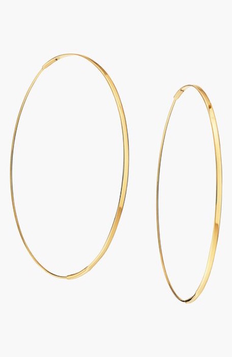 Lana Jewelry 'Large Flat Magic' Hoop Earrings