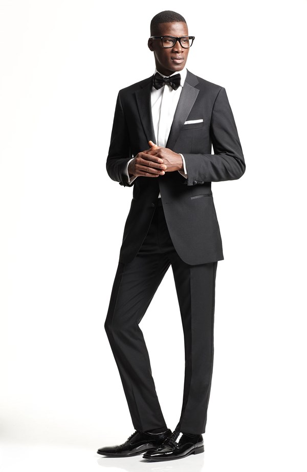 BOSS Hugo Boss Black 'The Stars 75/Glamour 3' Super 100's Wool Tuxedo ...