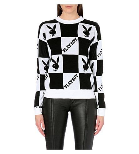 Playboy on sale checkered sweatshirt