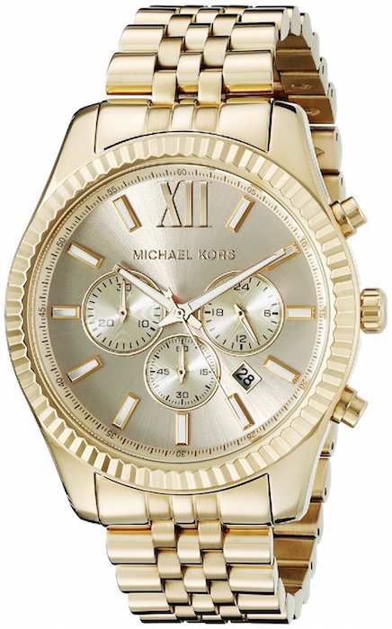 Michael Kors 'Large  Lexington' Chronograph Bracelet Watch, 45Mm