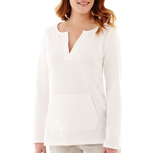 Liz Claiborneâ® Long-Sleeve Sweatshirt