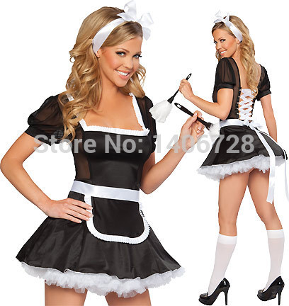 Secret Wishes Sexy Dust Bunny Maid Costume