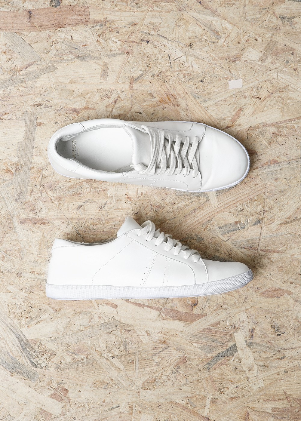 Lace-Up Leather Sneakers