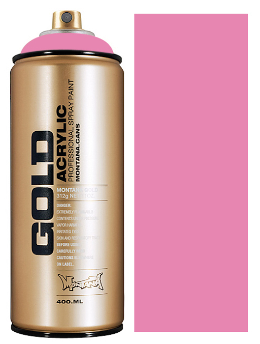 Montana Gold Artist Spray Paint Shock Pink Light