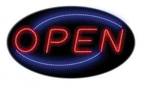 EXTRA LARGE 24X14 OPEN LED NEON SIGN WITH ON/OFF ANIMATION + ON/OFF SWITCH +CHAIN EXCLUSIVE BY *TOP NEON NEON SIGNS TM LOGO IN SIGN*