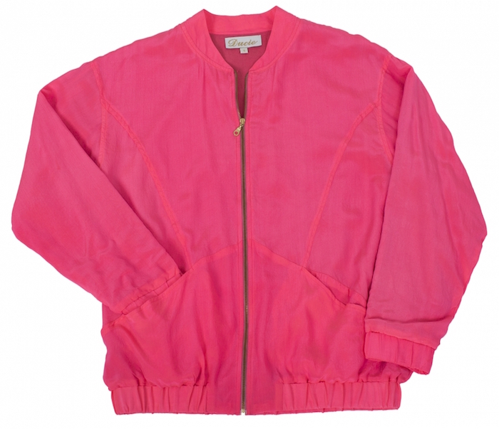 flight jacket neon pink