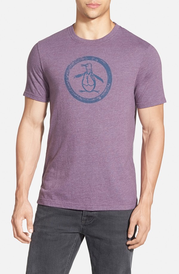 Original Penguin 'Circle Logo' Slim Fit Graphic T-Shirt (Online Only)