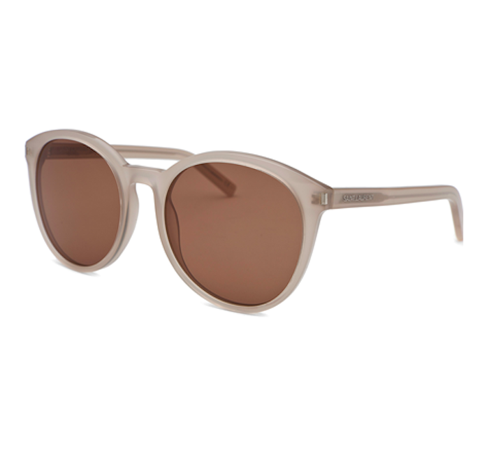 Women's Classic Oversized Opaque White Sunglasses