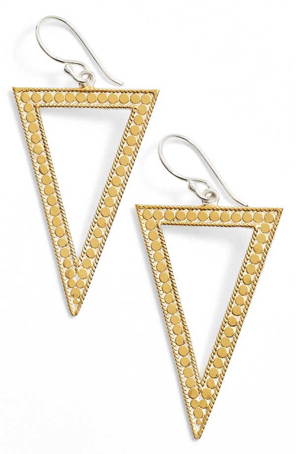 Anna Beck 'Gili' Open Triangle Drop Earrings