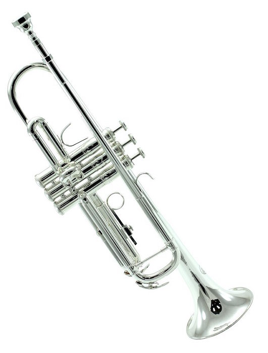 Sky Band Approved Silver Plated Brass Bb Trumpet