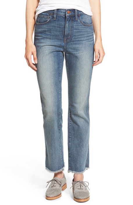 High Rise Ankle Bootcut Jeans (Essex Wash)