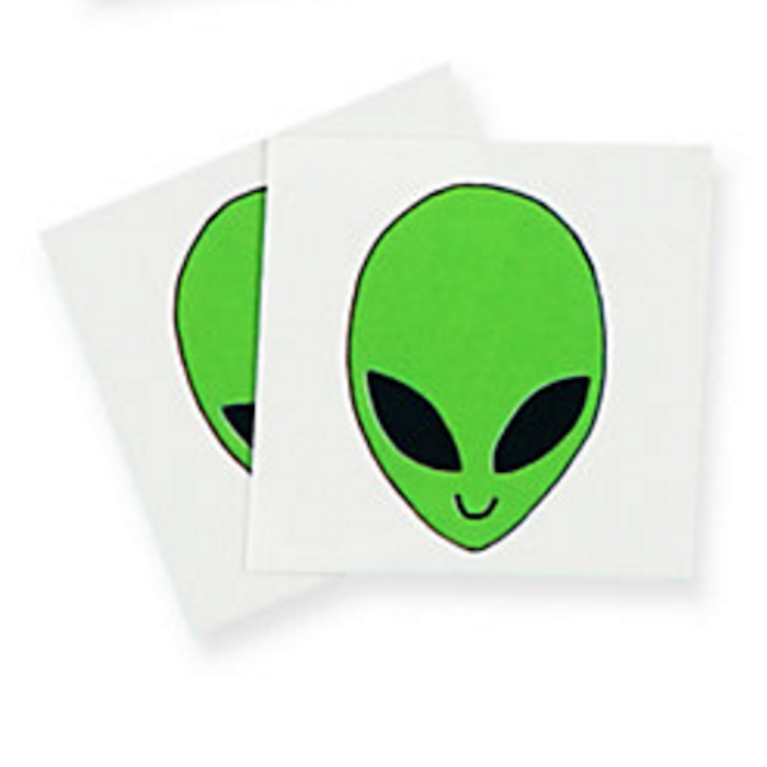 Inked Alien Pack Temporary Tattoos