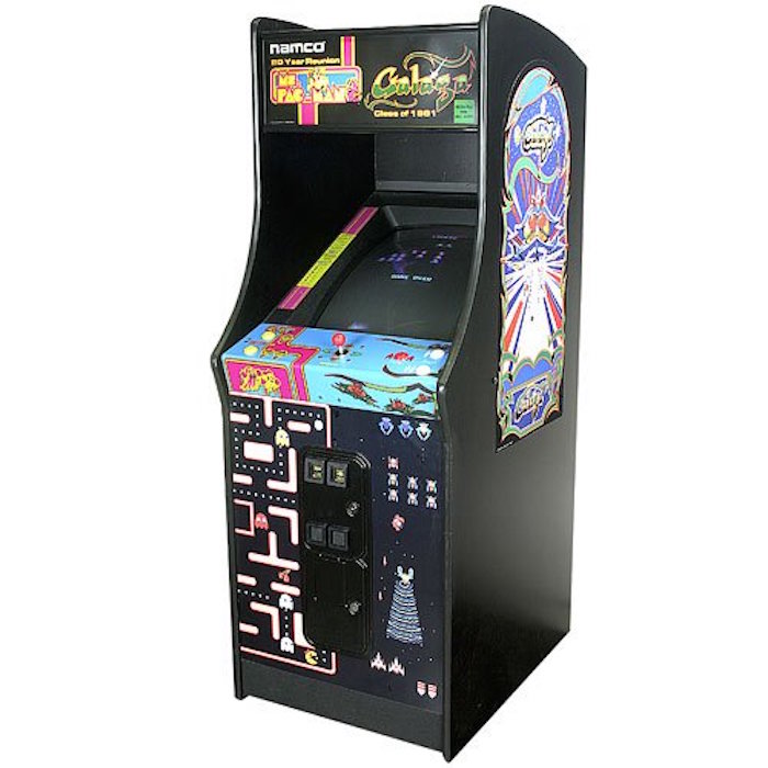 Ms. Pac Man & Galaga Upright Arcade Game Machine