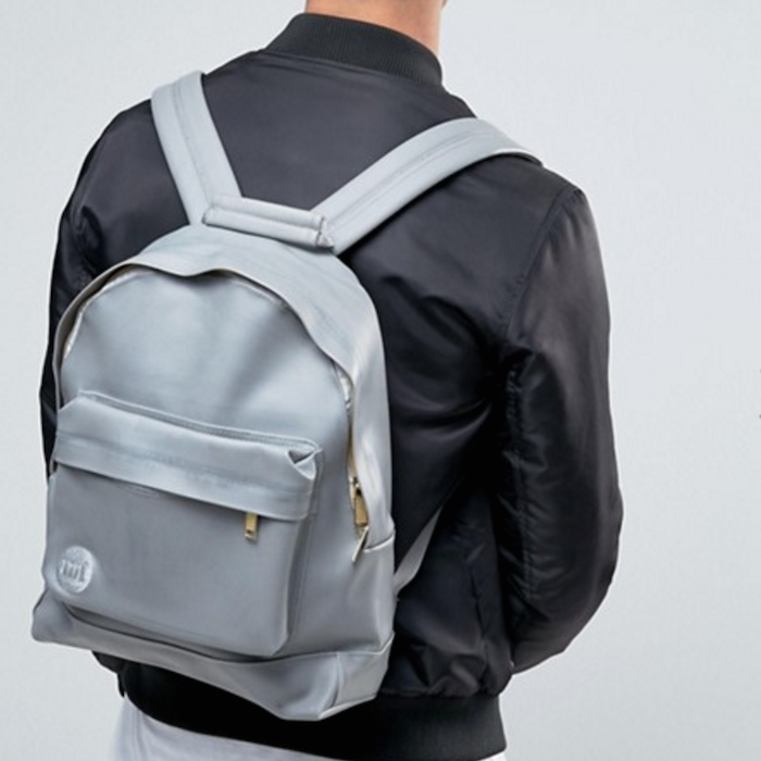 Mi-Pac Rubber Backpack Grey