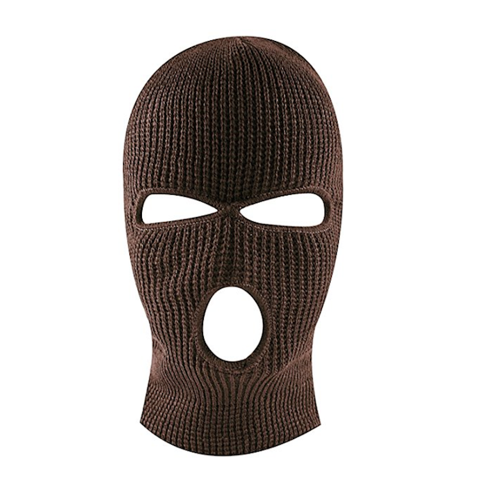Knit Sew Acrylic Outdoor Full Face Cover Thermal Ski Mask by Super 