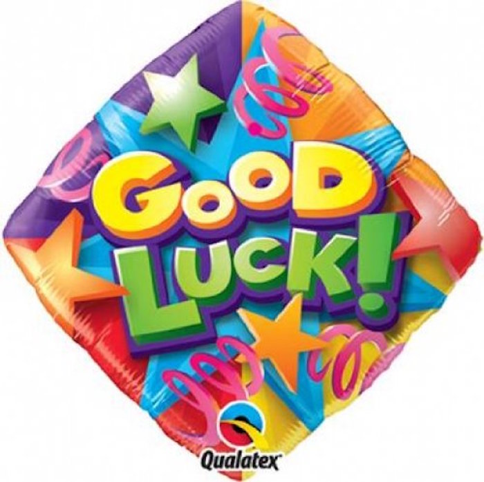 PIONEER BALLOON COMPANY Good Luck Star/Streamers Package Balloon, 18