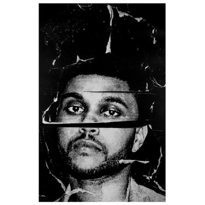 THE WEEKND BEAUTY BEHIND THE MADNESS LITHOGRAPH & ALBUM