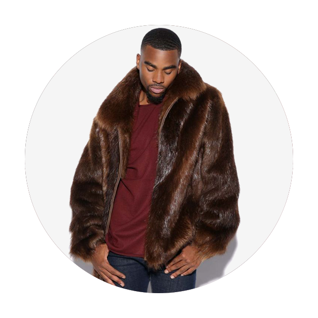 Men's Beaver Fur Jacket