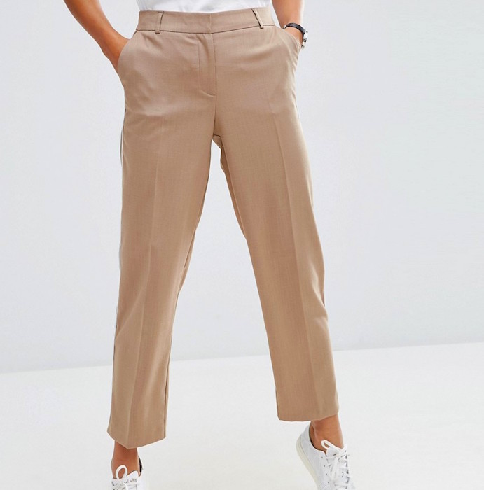 ASOS Tapered Trouser with Piping Detail