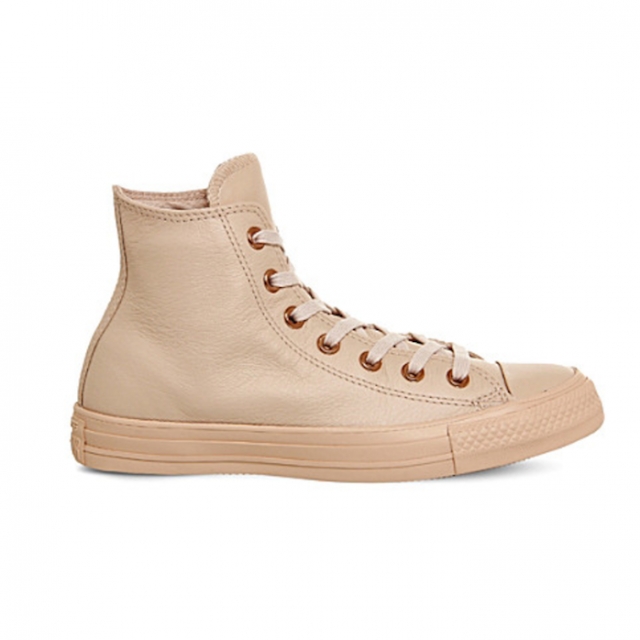 CONVERSE All Star leather high-top trainers