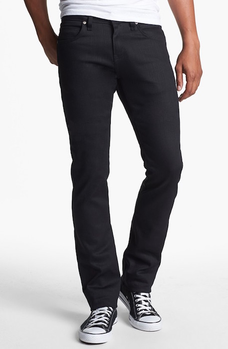 Blk Dnm 'Jeans 25' Slim Skinny Leg Jeans (Solid Black) | Blingby