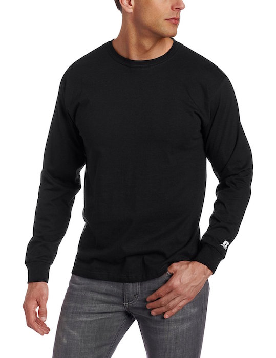 Russell Athletic Men's Basic Cotton Long Sleeve Tee