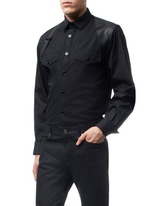 Alexander McQueen Leather Harness Shirt